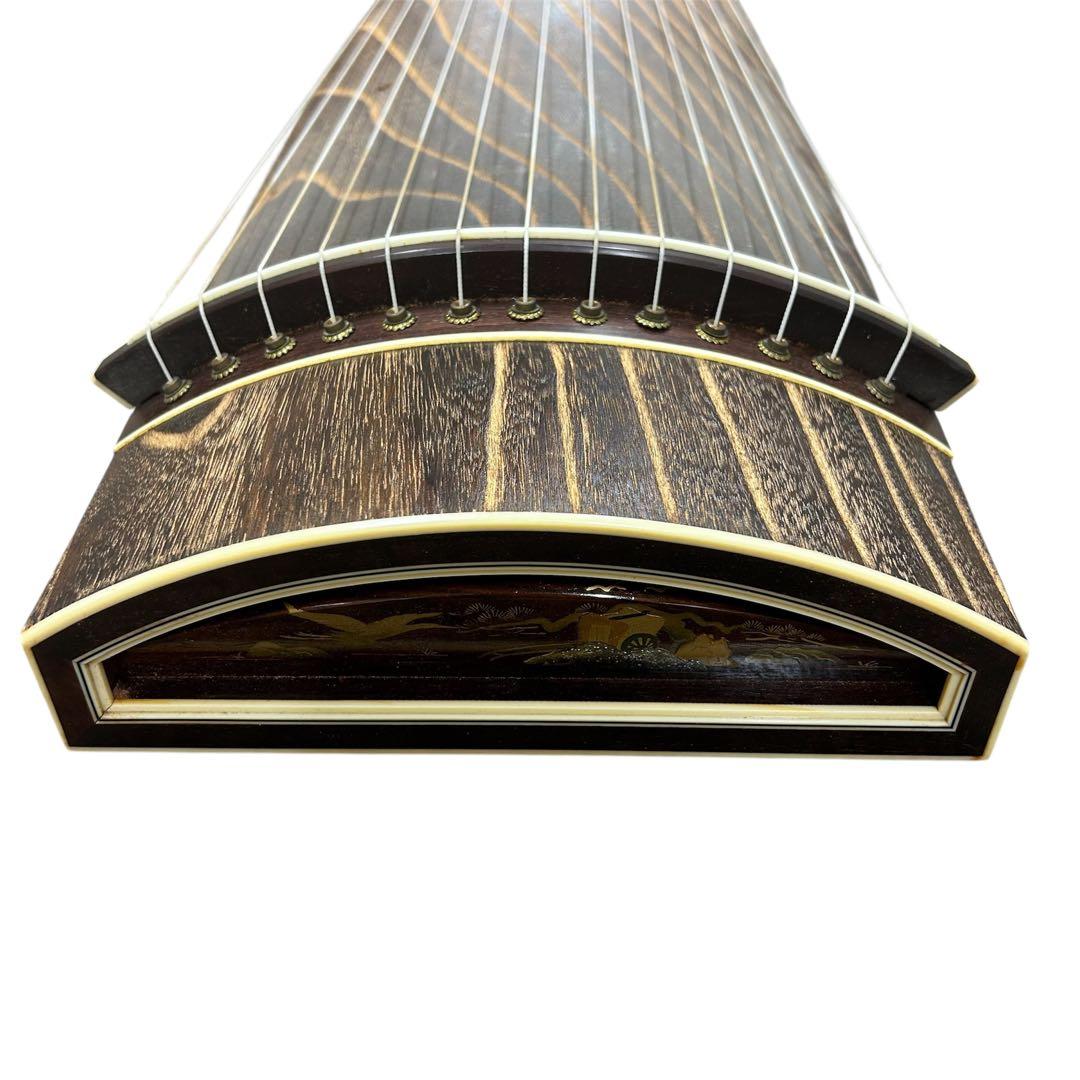 【現状販売】並甲 箏 13弦 銘なし 練習用 カバー付 たのめる便