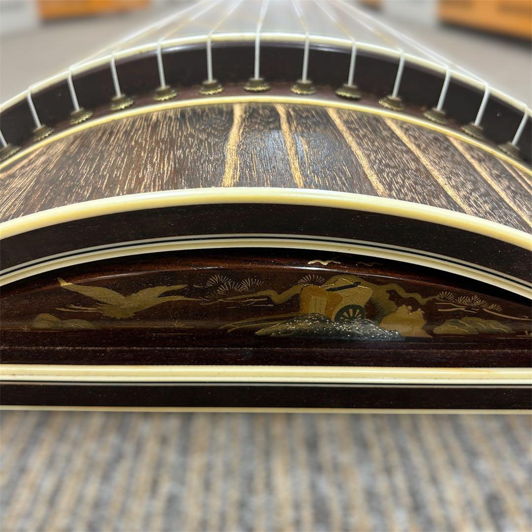 【現状販売】並甲 箏 13弦 銘なし 練習用 カバー付 たのめる便