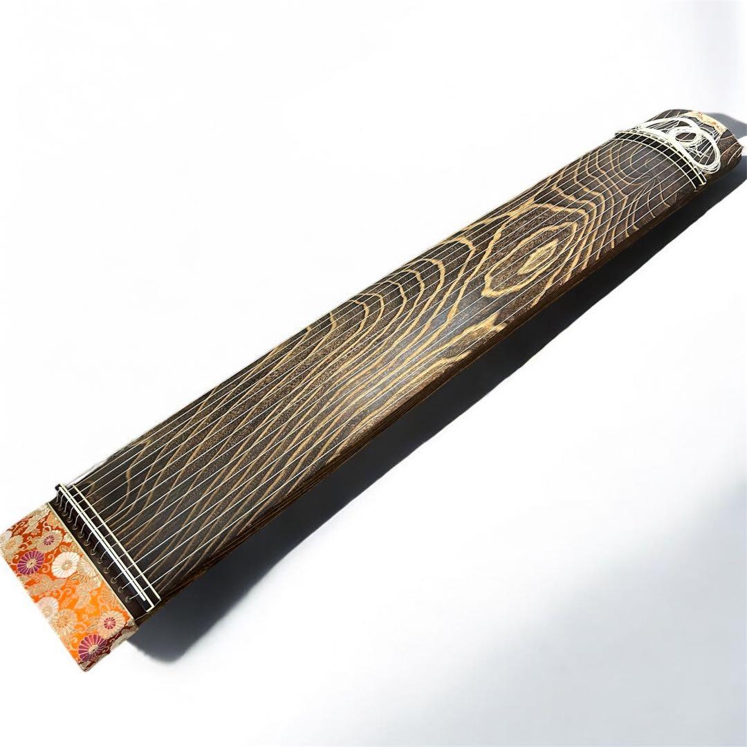 【現状販売】並甲 箏 13弦 銘なし 練習用 カバー付 たのめる便