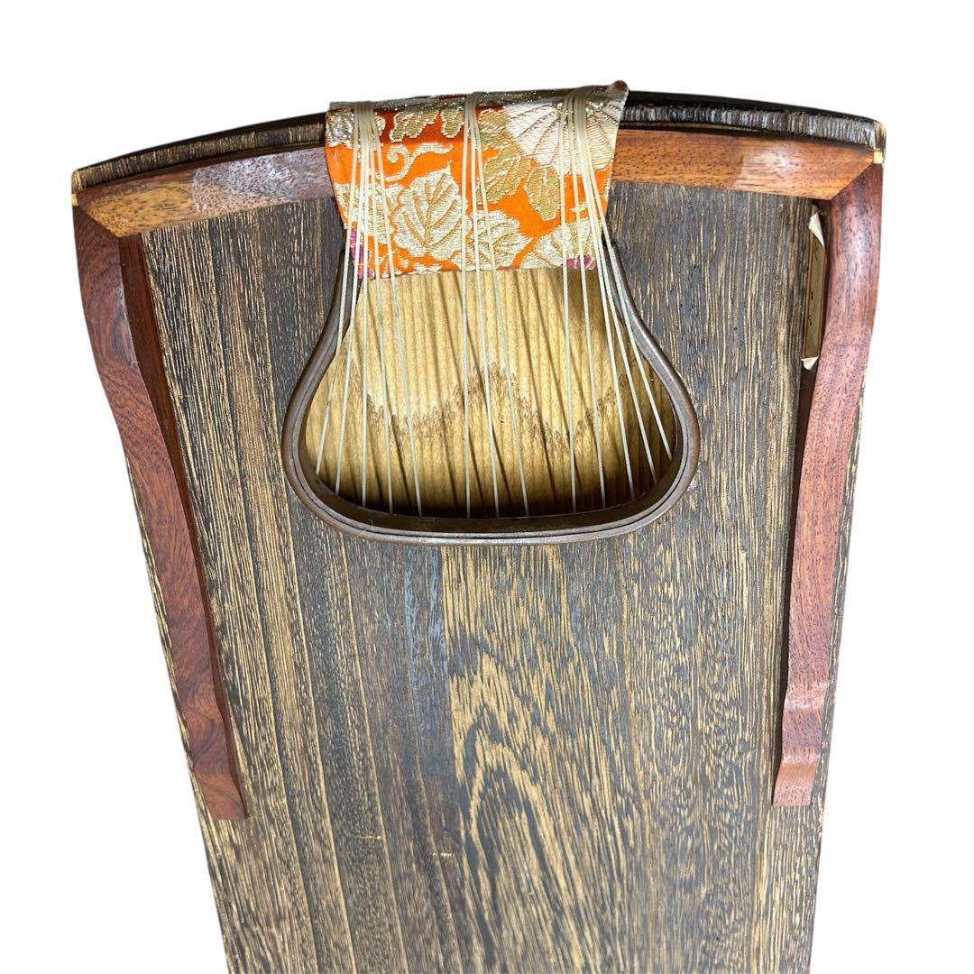 【現状販売】並甲 箏 13弦 銘なし 練習用 カバー付 たのめる便