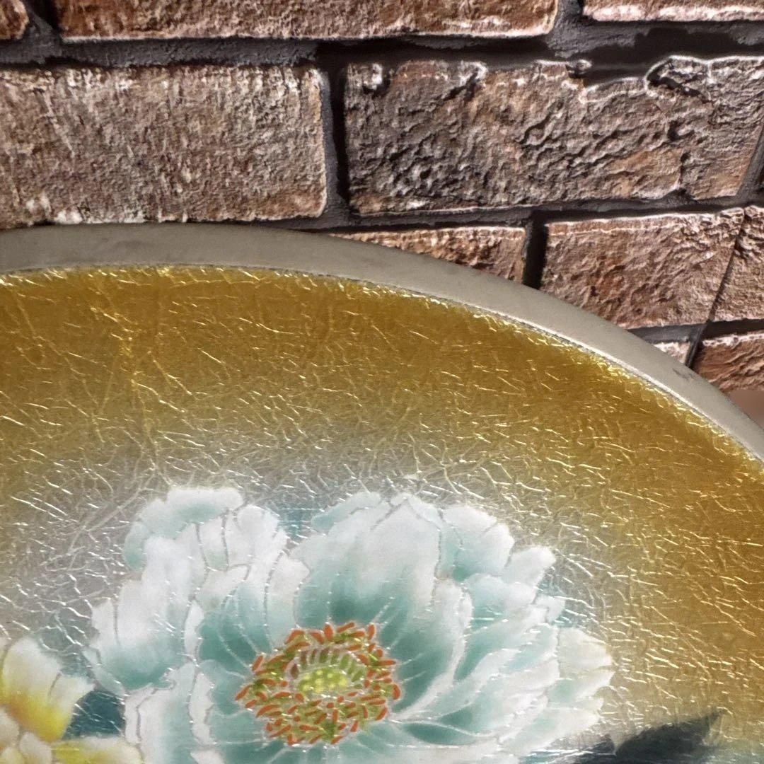 置物 - 径36cm 七宝焼き 飾皿 12丸牡丹