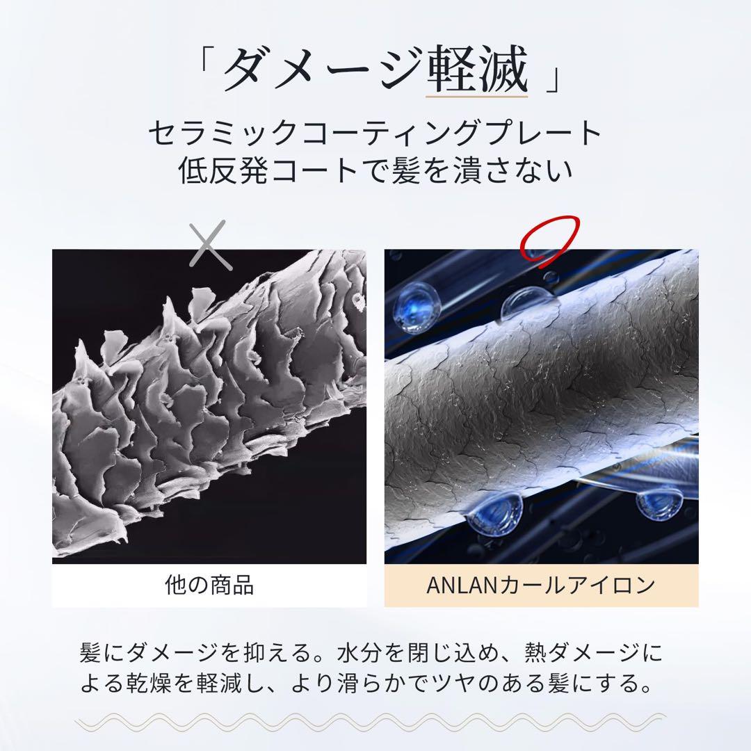 ☘️【美人百花掲載】ANLAN オート カールアイロン 32mmコテ