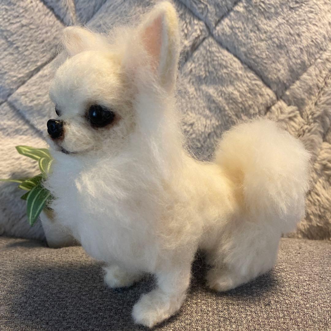 羊毛フェルト　チワワ　犬