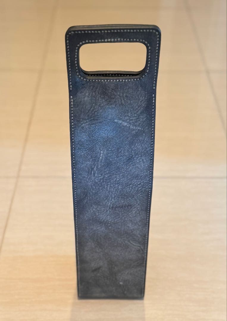 レザー ボトルバッグ　ブラック　720mlサイズ