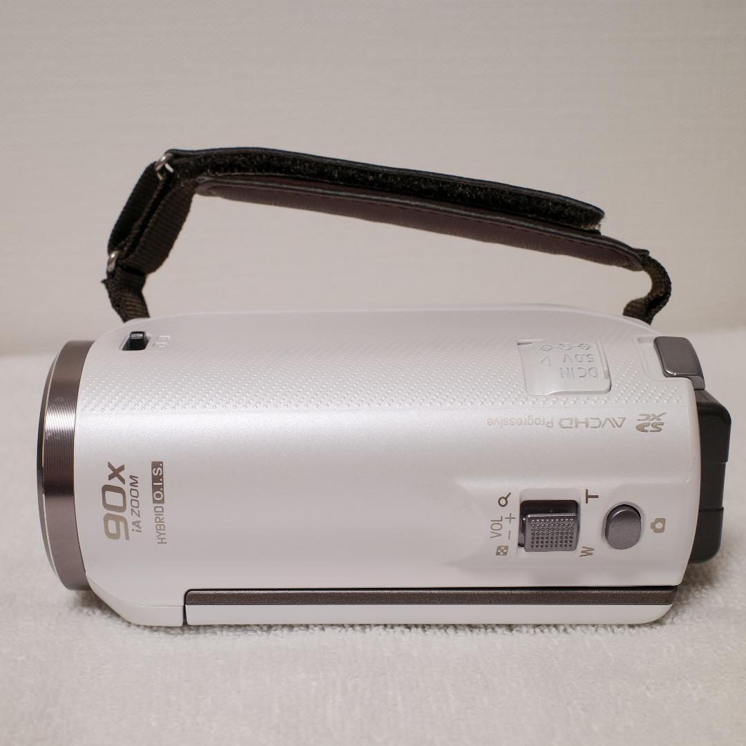 パナソニック HDビデオカメラ 高倍率90倍ズーム HC-V360MS-W