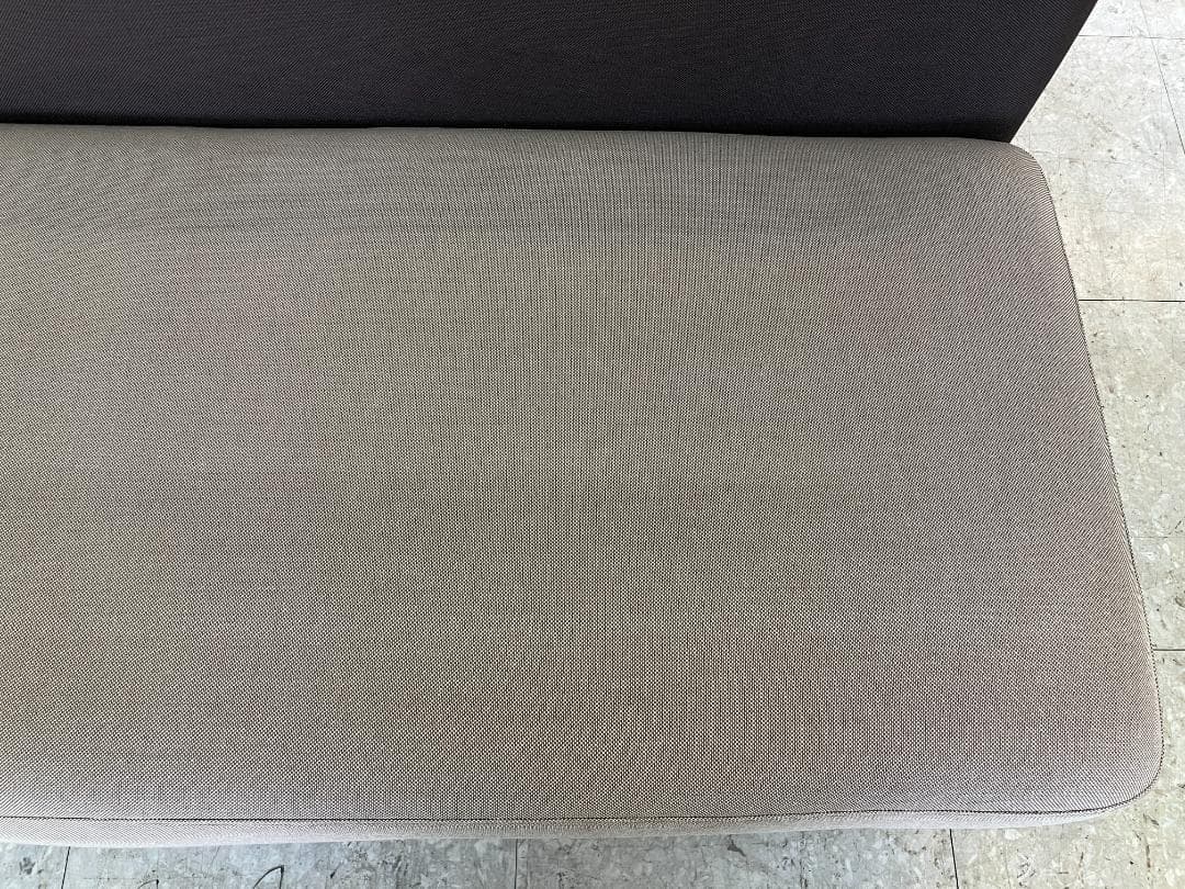 無印良品 2人掛けソファ オットマン付き ベージュ