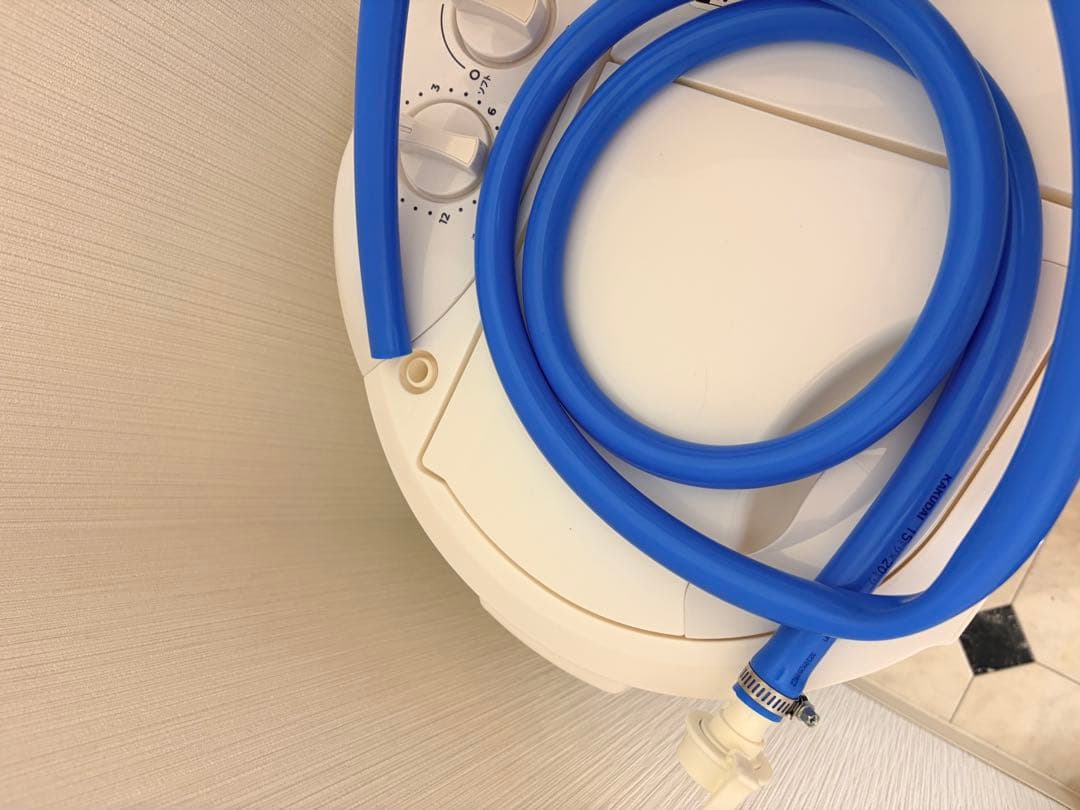 2/28まで出品★送料無料★ホース付★清掃済★シービージャパン★2槽式小型洗濯機