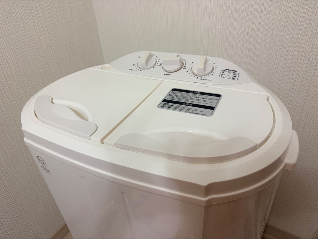 2/28まで出品★送料無料★ホース付★清掃済★シービージャパン★2槽式小型洗濯機