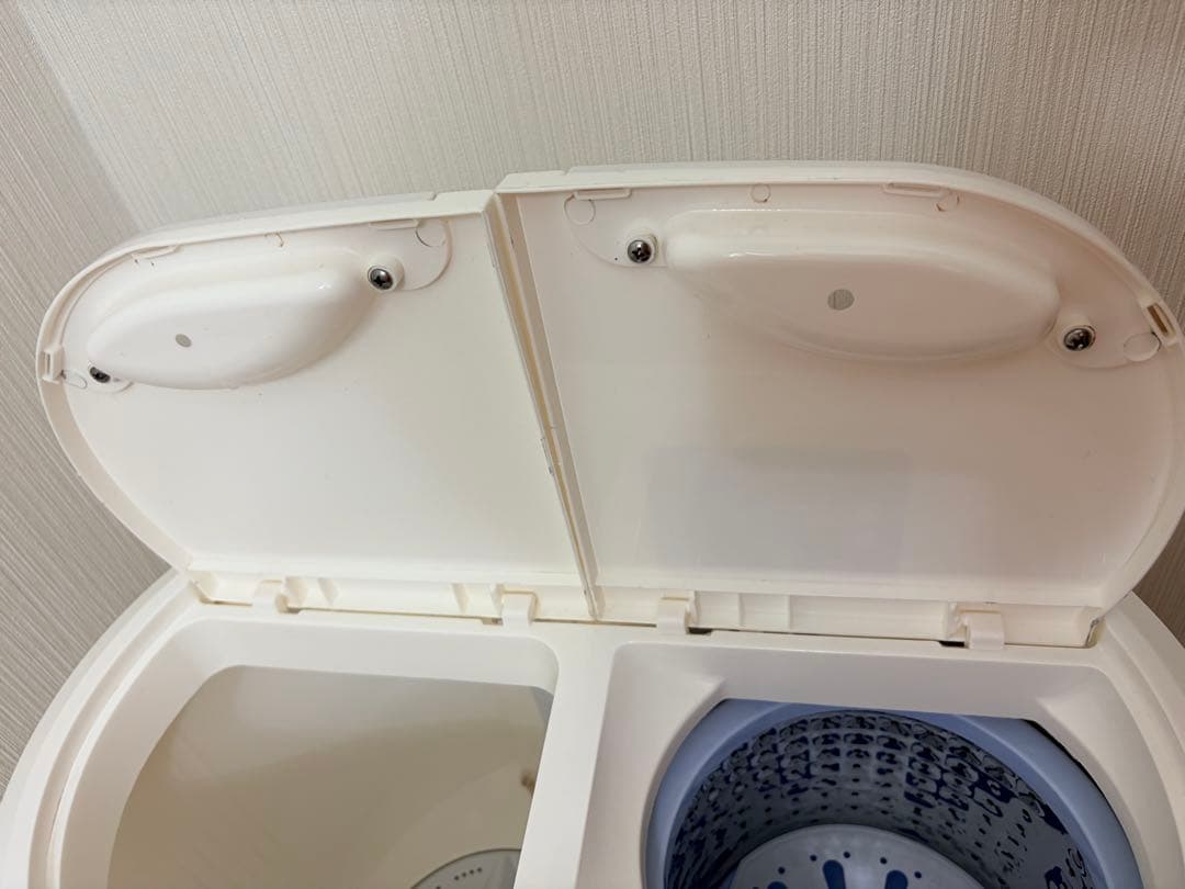 2/28まで出品★送料無料★ホース付★清掃済★シービージャパン★2槽式小型洗濯機