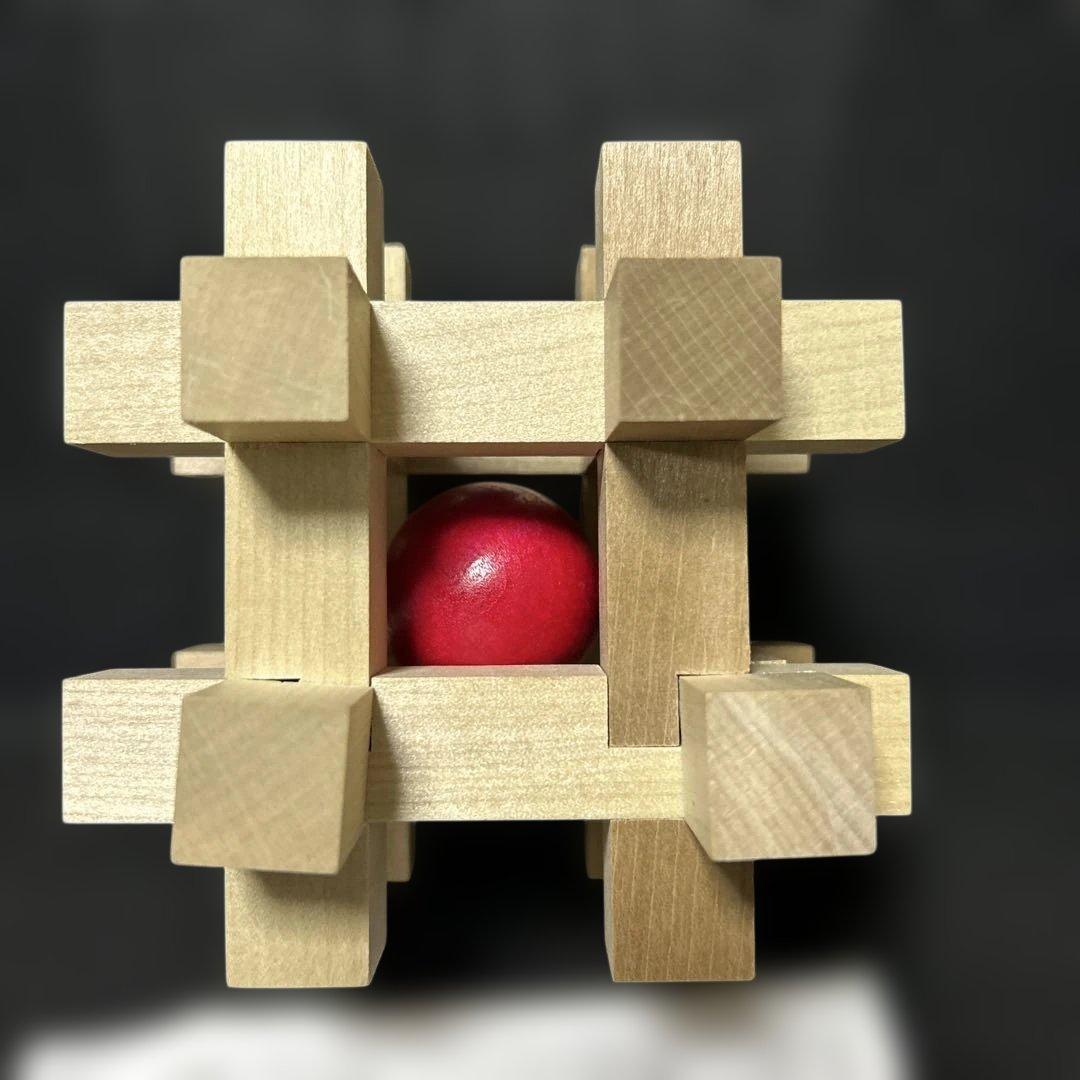 希少　山中組木工房 　玉入組木　箱根　工芸　パズル　脳トレ　知育　販売終了