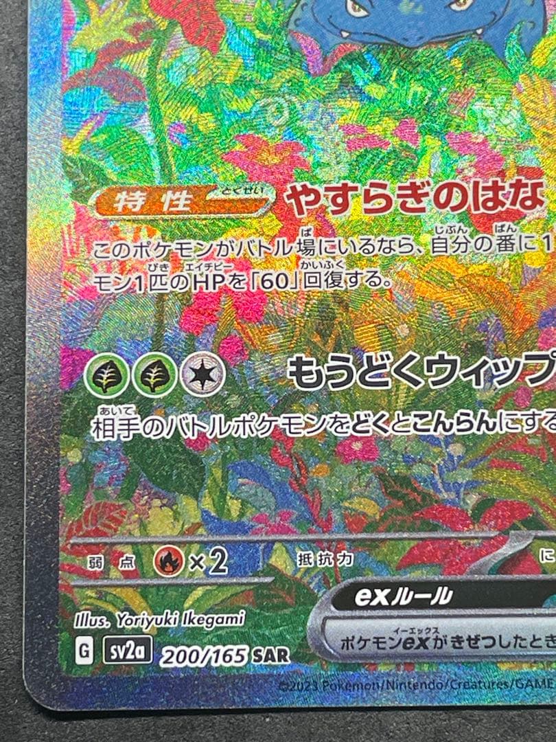 センタリング良好 美品 フシギバナex SAR 151 200/165