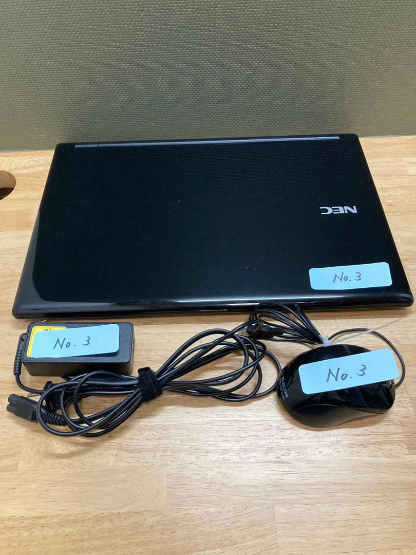 中古ノートパソコン　15.6インチ　NEC製　〔NO.3〕