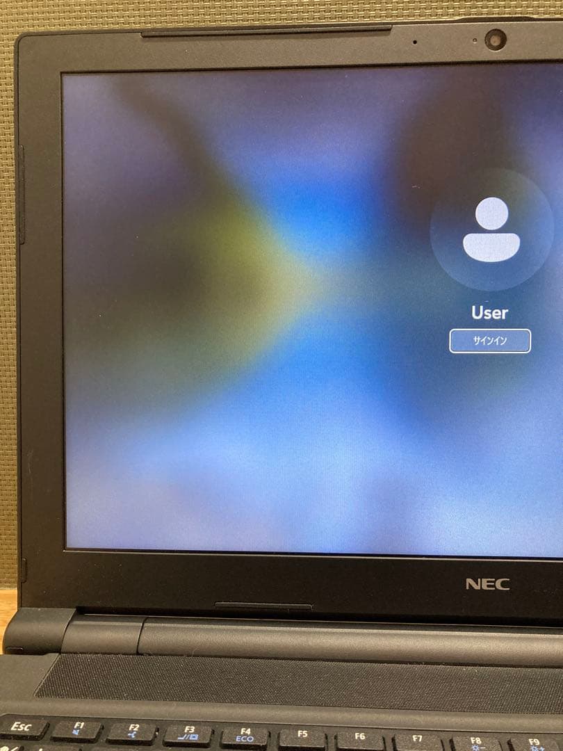 中古ノートパソコン　15.6インチ　NEC製　〔NO.3〕
