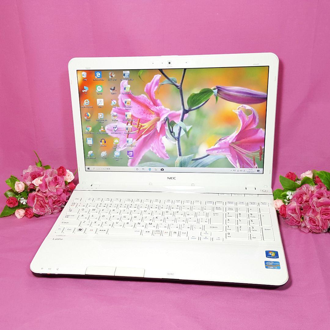 美品NEC/LAVIE/最新Windows11/新品SSD256G/メモリ4G