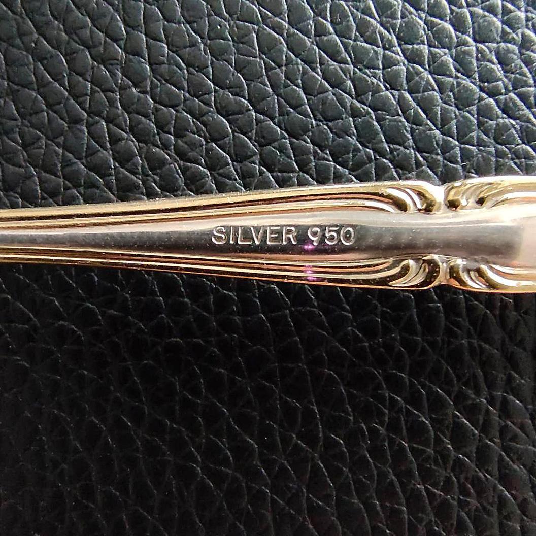 【新品未使用】銀座WAKO 銀無垢 金彩スプーンSILVER 950