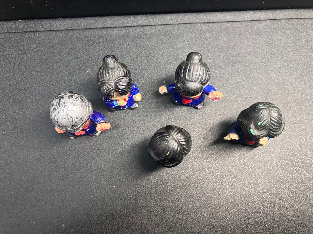 【希少/リペイント】スケバン刑事 消しゴム 5体セット 鉄仮面・風間三姉妹