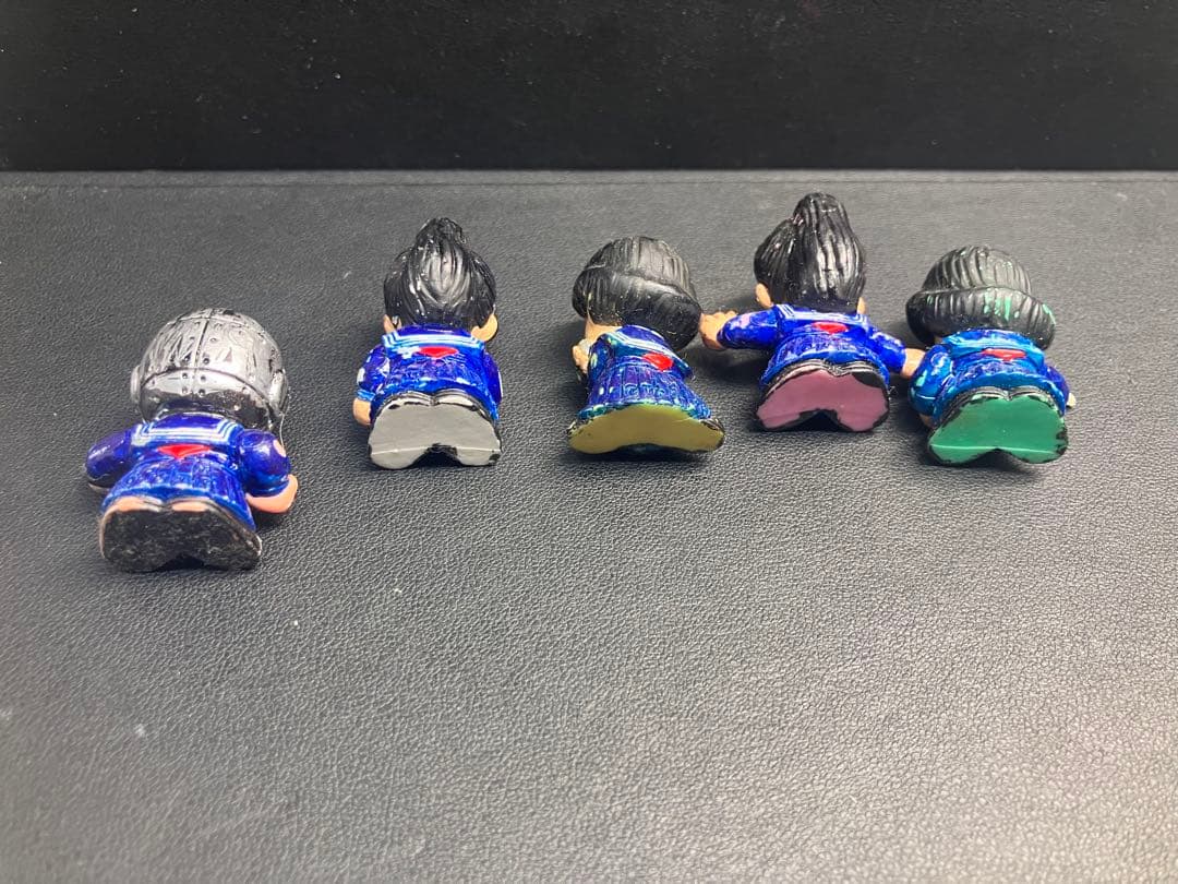 【希少/リペイント】スケバン刑事 消しゴム 5体セット 鉄仮面・風間三姉妹