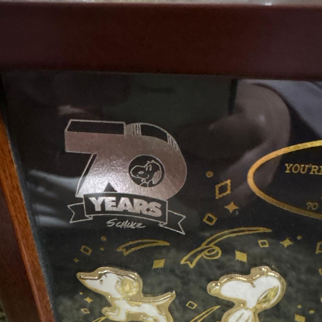 スヌーピー７０周年生誕記念限定ピンバッジフレーム希少完売品！！レアです。