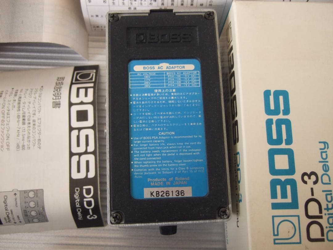 美品 日本製 Japan MIJ BOSS DD-3 Digital Delay