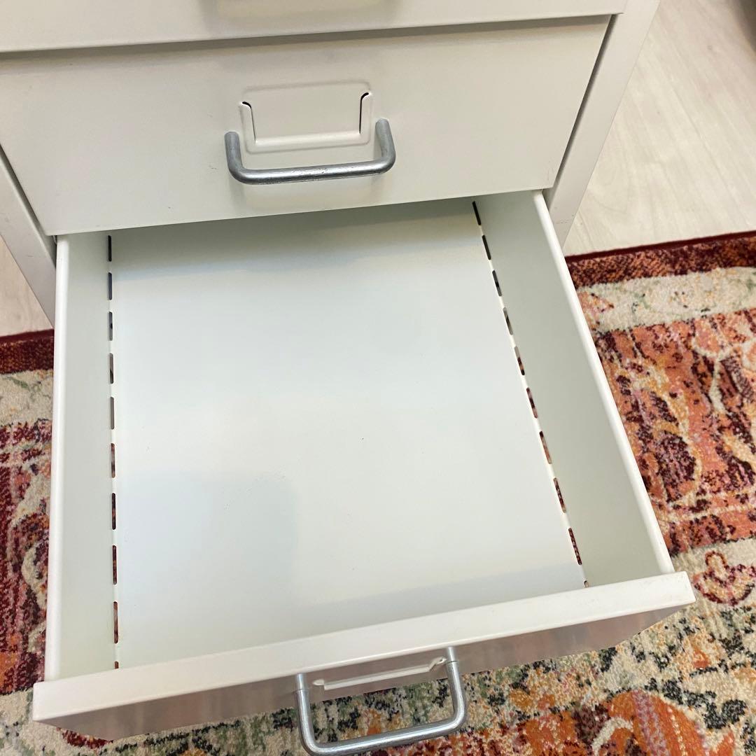 ③値下げ不可　廃盤品　IKEA HELMER ホワイト 6段　キャビネットワゴン