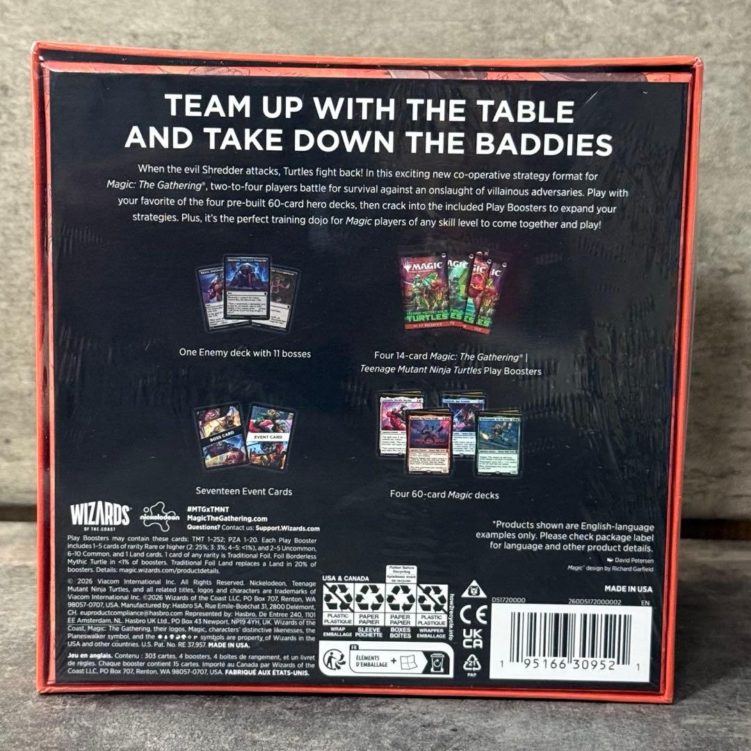 MTG　タートルズ　TURTLE TEAM-UP 英語　未開封