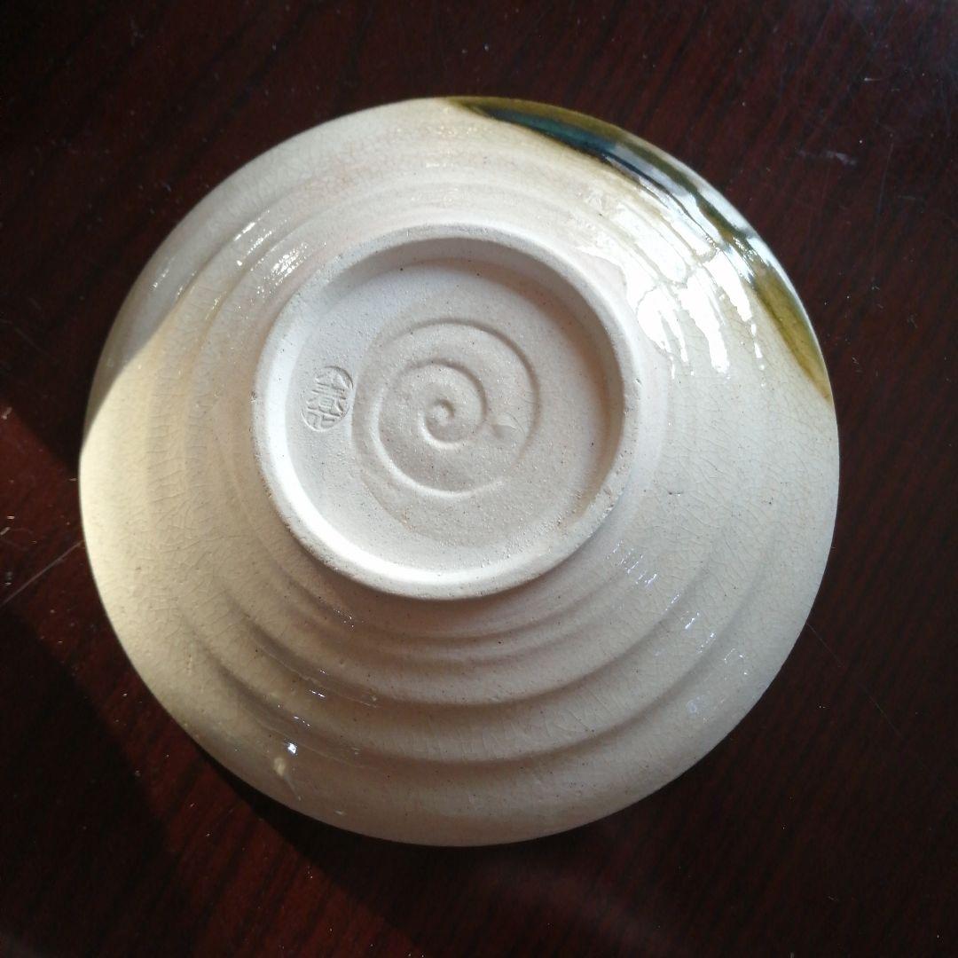 瀬戸焼　小春花窯　織部龍獅子画小皿　10枚　12.7cm　大正〜昭和中期