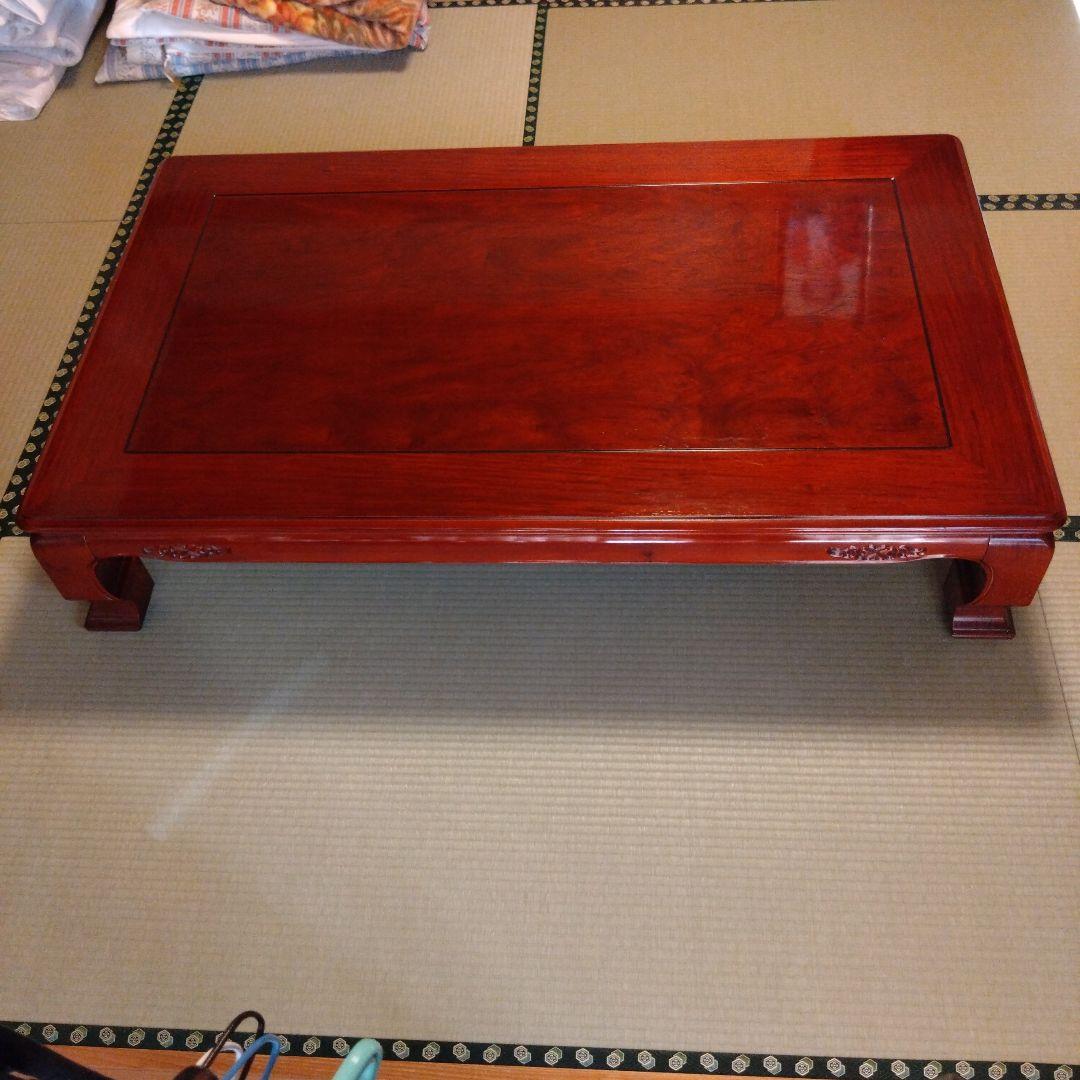 座卓　木製ダークブラウン