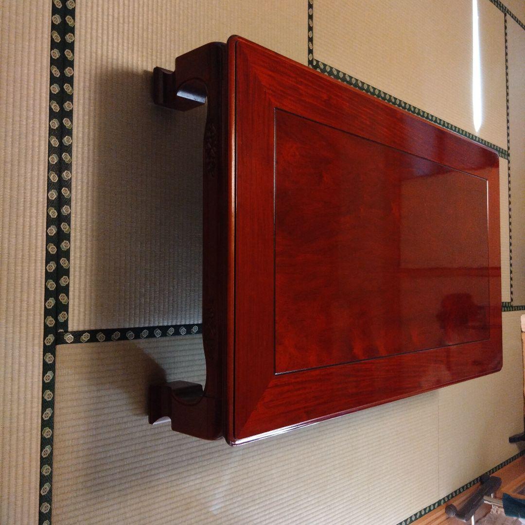 座卓　木製ダークブラウン