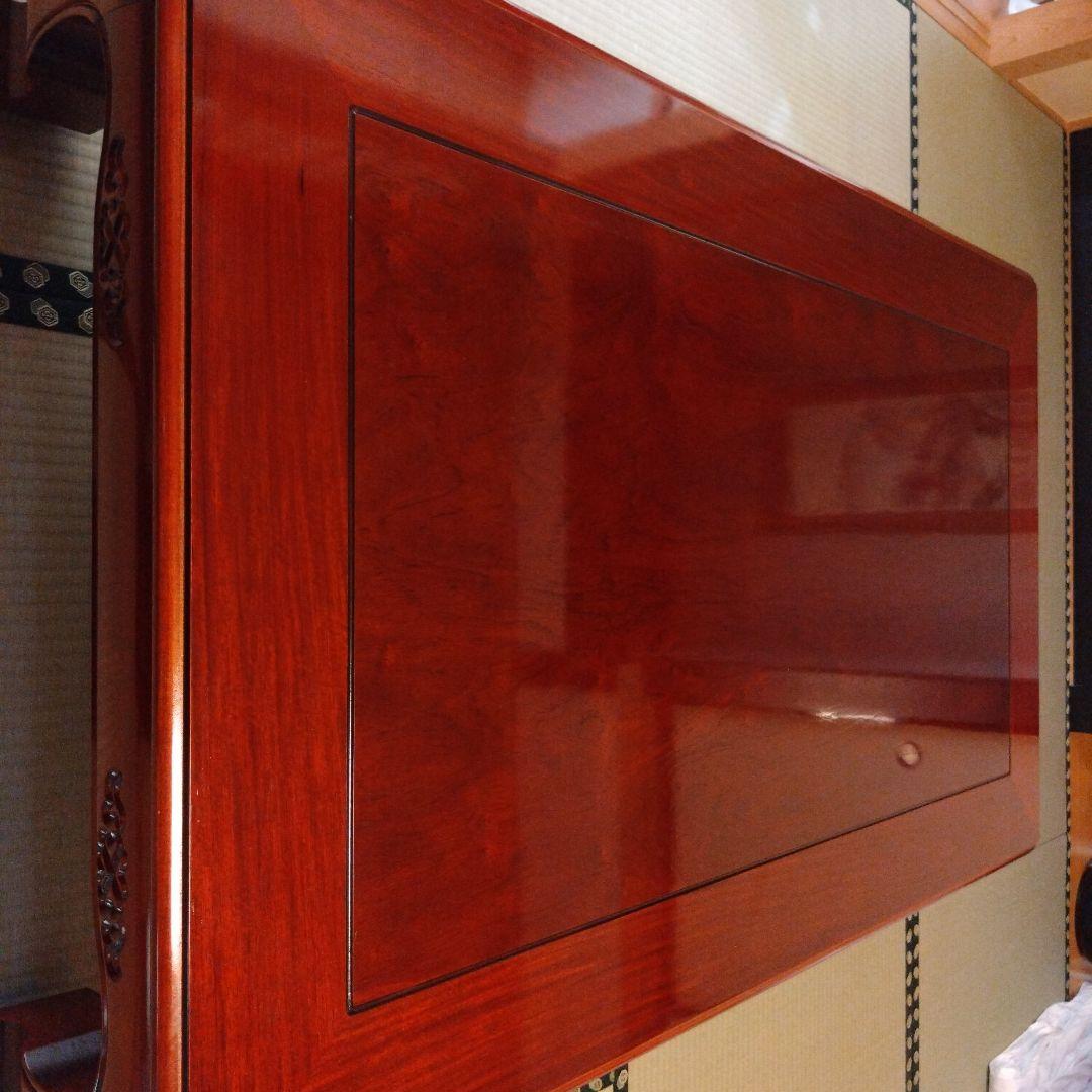 座卓　木製ダークブラウン