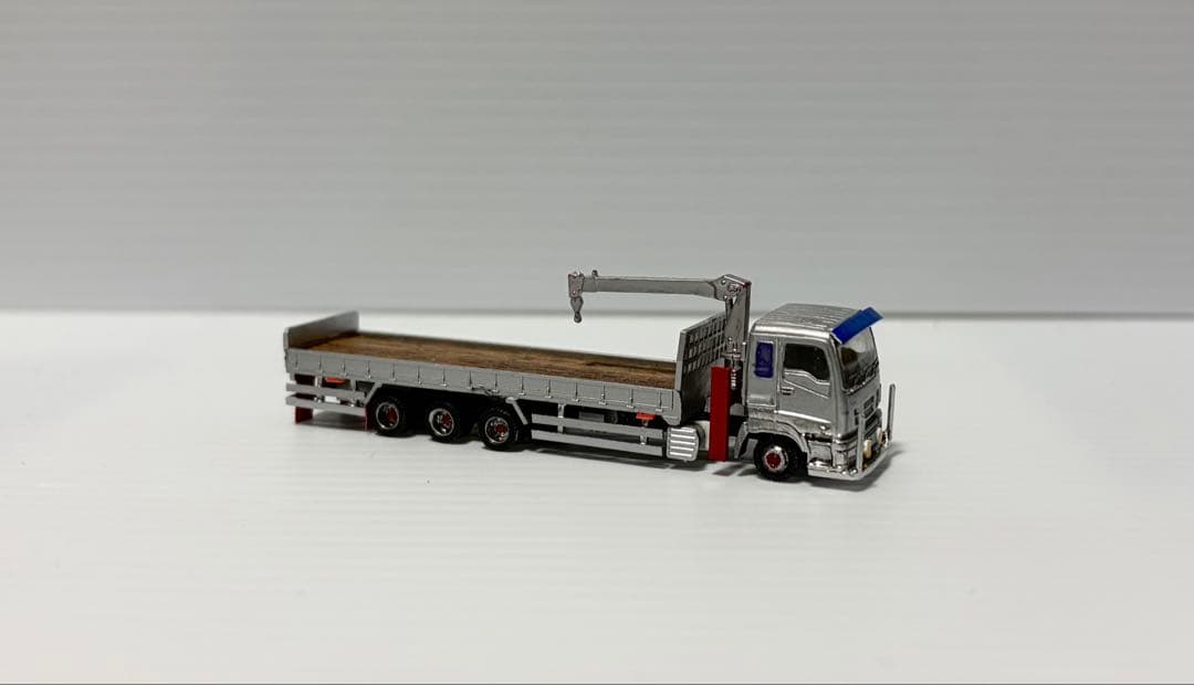 ★積荷付★いすゞギガ４軸低床平荷台トラック 後輪３軸　トレーラー