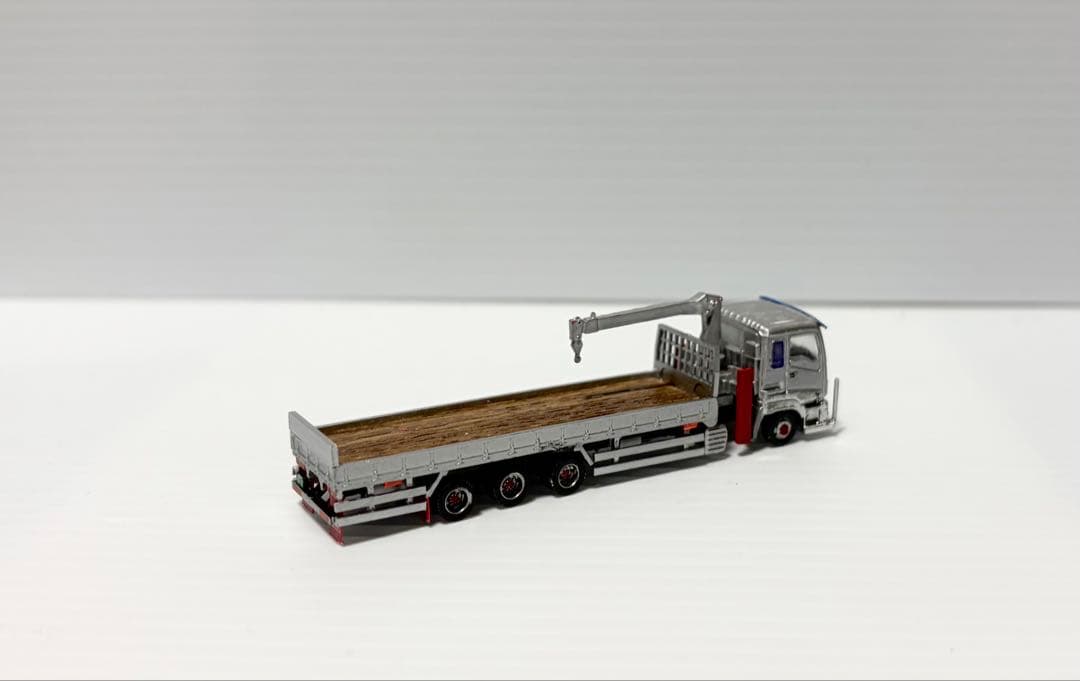 ★積荷付★いすゞギガ４軸低床平荷台トラック 後輪３軸　トレーラー