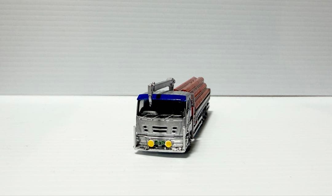 ★積荷付★いすゞギガ４軸低床平荷台トラック 後輪３軸　トレーラー