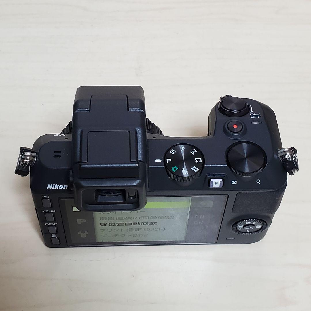 Nikon 1 V2 ボディ ブラック ミラーレス ショット数 約10,000回
