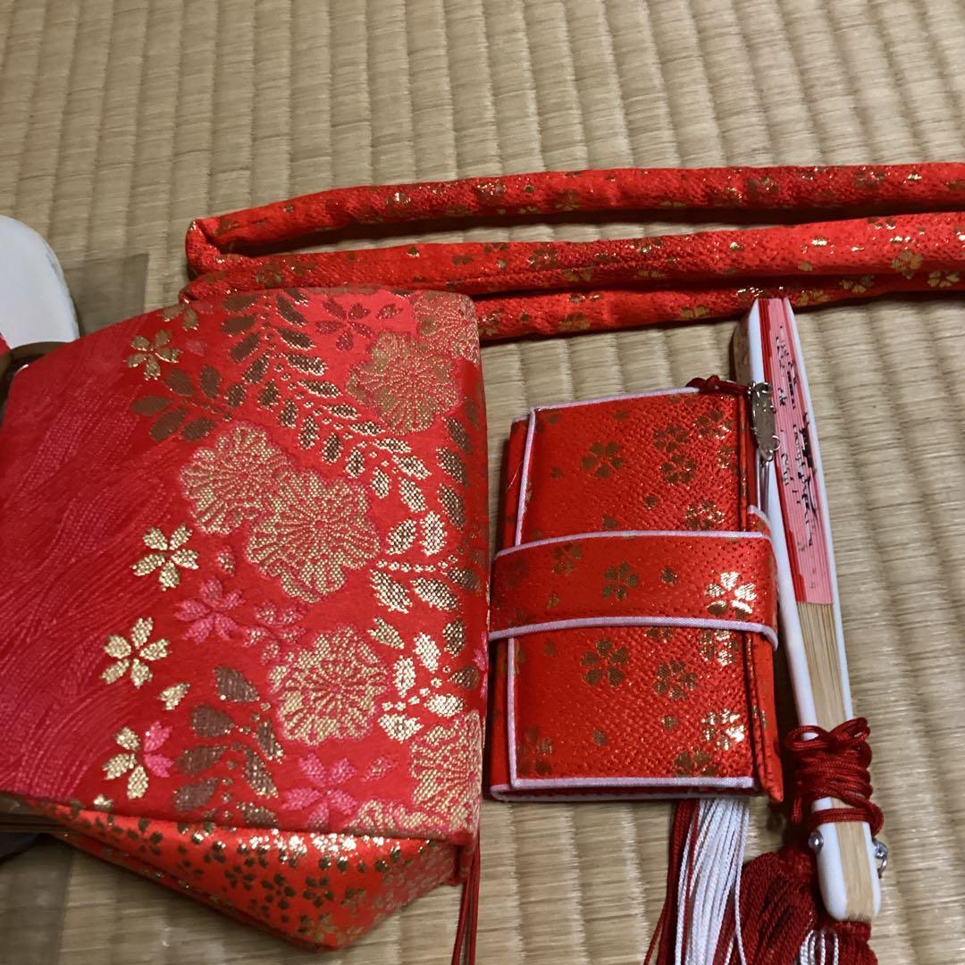 七五三七歳用のフルセット　帯幅18センチ 草履22センチ