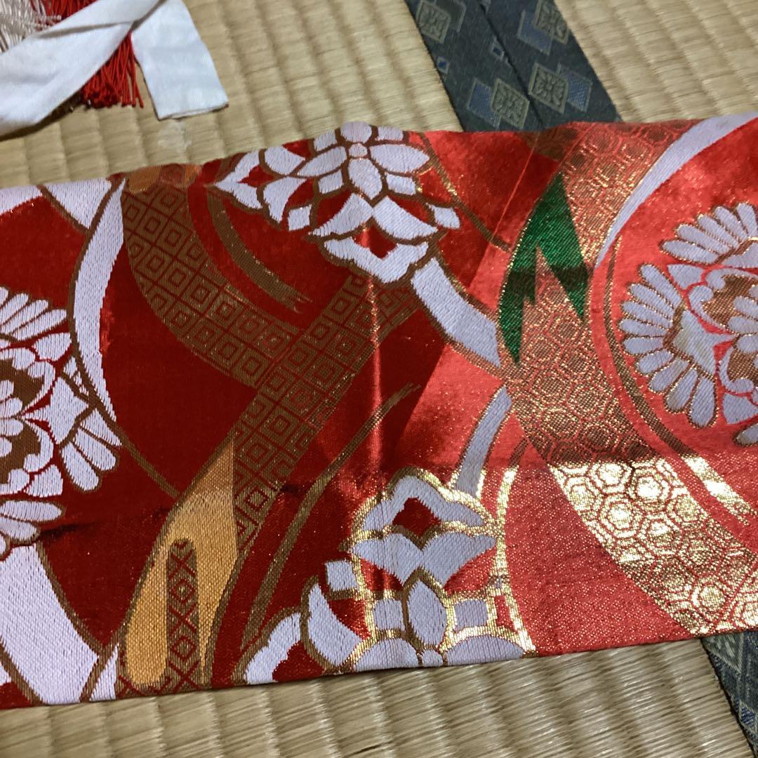 七五三七歳用のフルセット　帯幅18センチ 草履22センチ