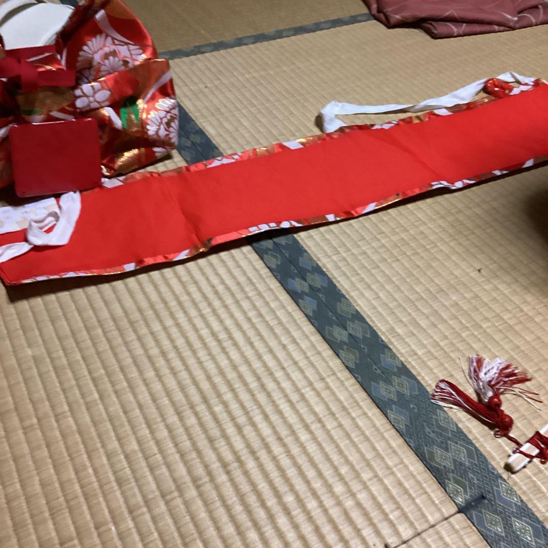 七五三七歳用のフルセット　帯幅18センチ 草履22センチ