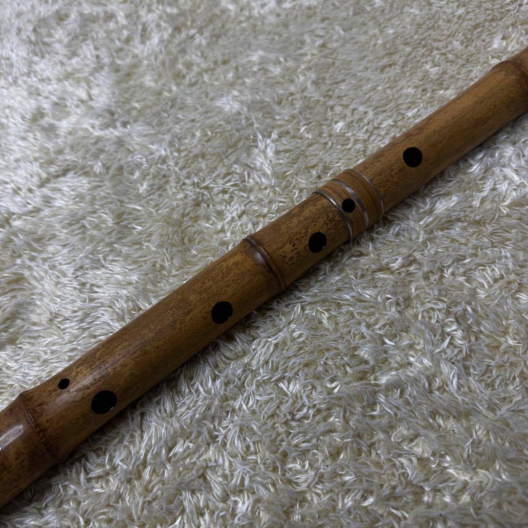 尺八　まとめ売り全4本　竹州銘3本　竹治銘1本　6孔あり　バラ売り不可