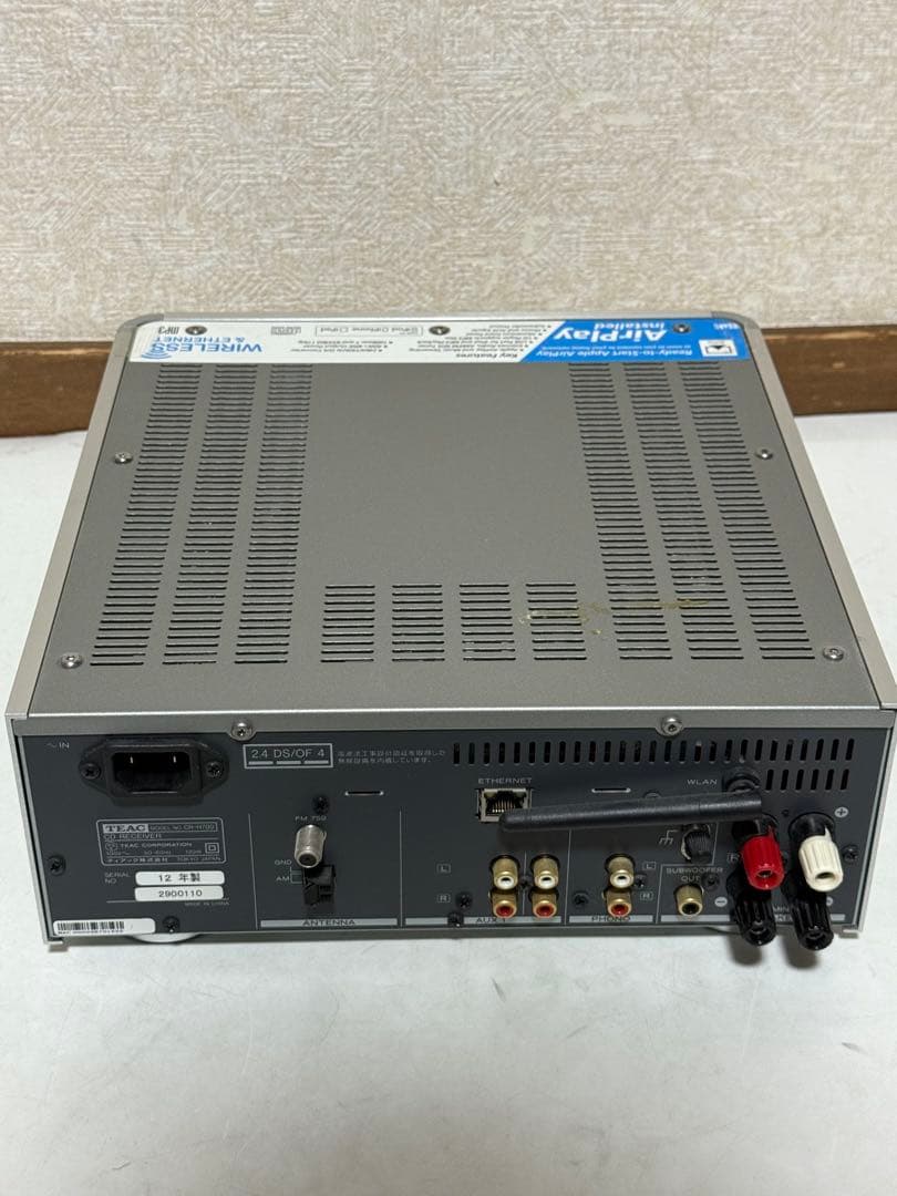 ジャンク品 TEAC CR-H700 CDレシーバー