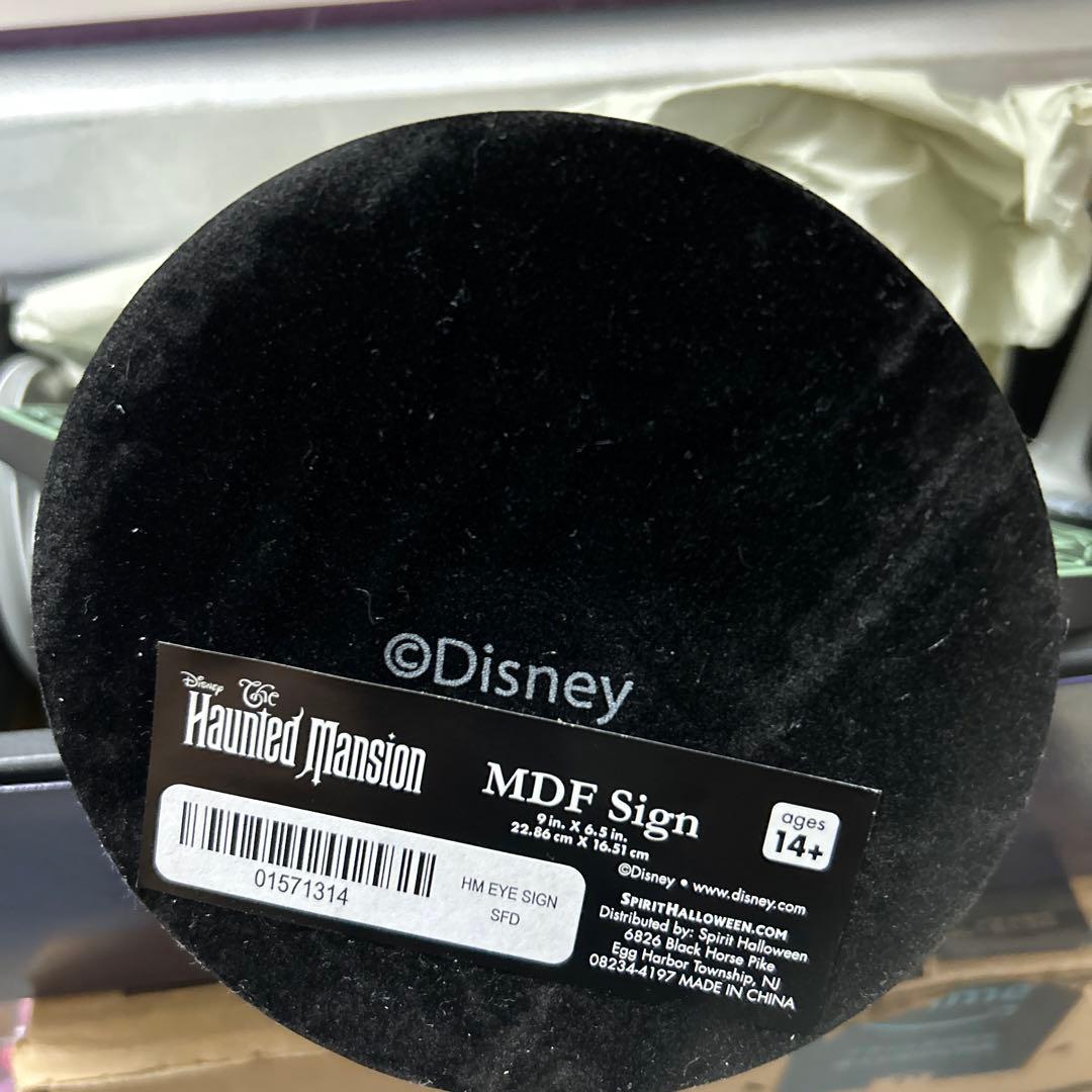 ホーンテッドマンション　マダム　レオタ　オブジェ　サイン　アート