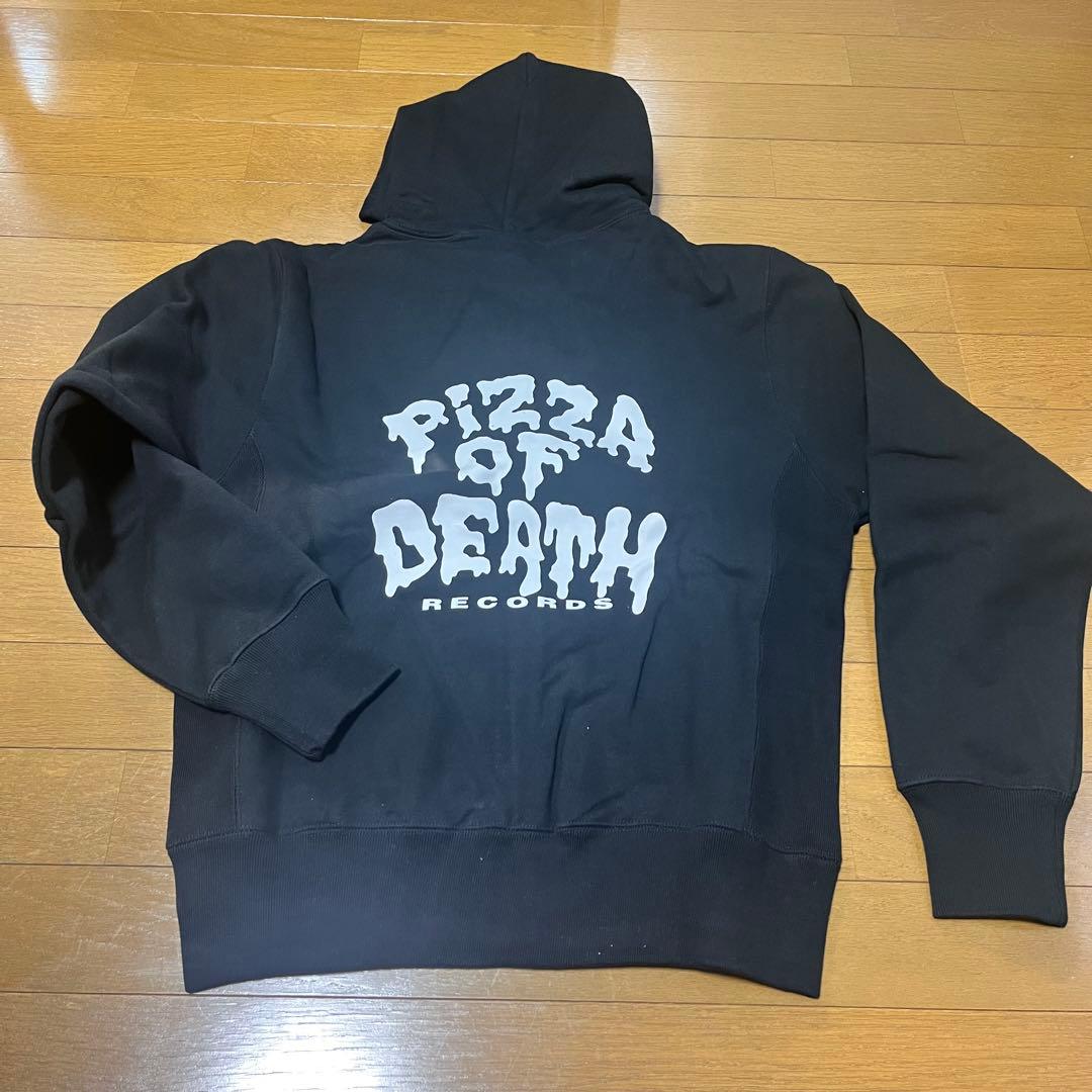PIZZA OF DEATH RECORDS フルジップパーカー ブラックS新品