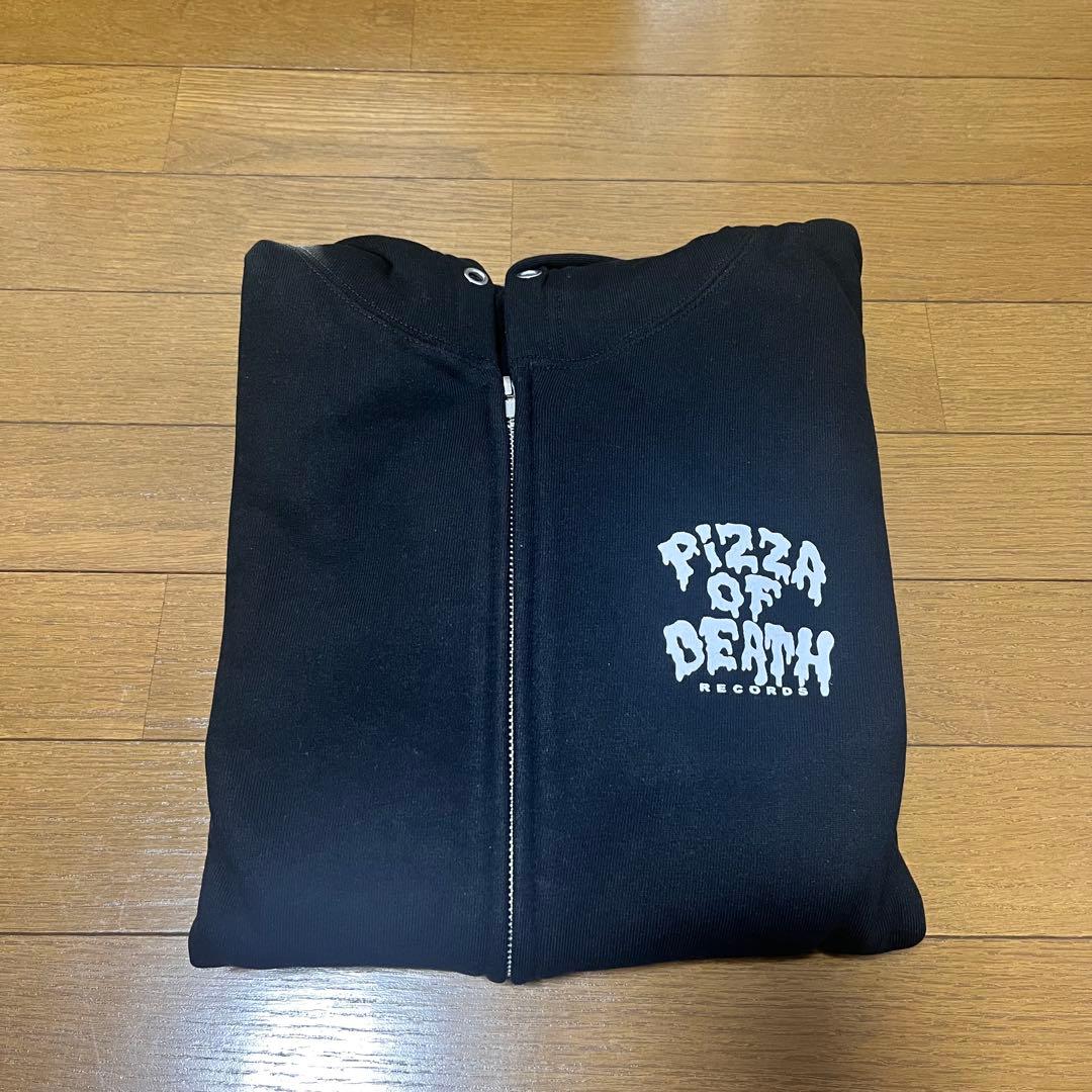 PIZZA OF DEATH RECORDS フルジップパーカー ブラックS新品