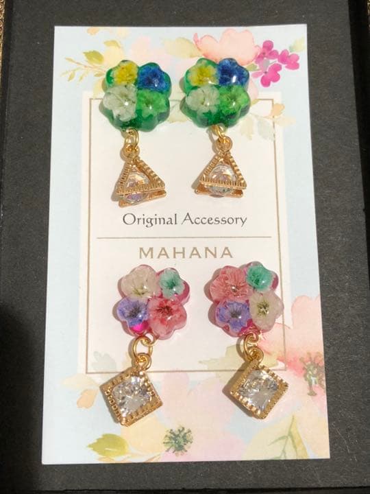 lucky clover ピアス イヤリング