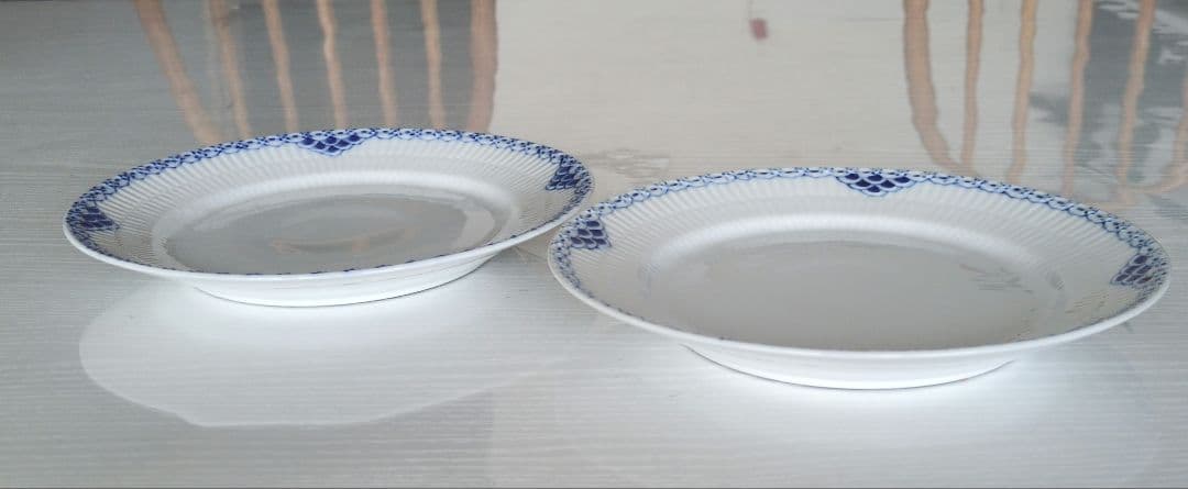 ロイヤルコペンハーゲン2枚セット/620 プリンセス ブルー プレート 19cm