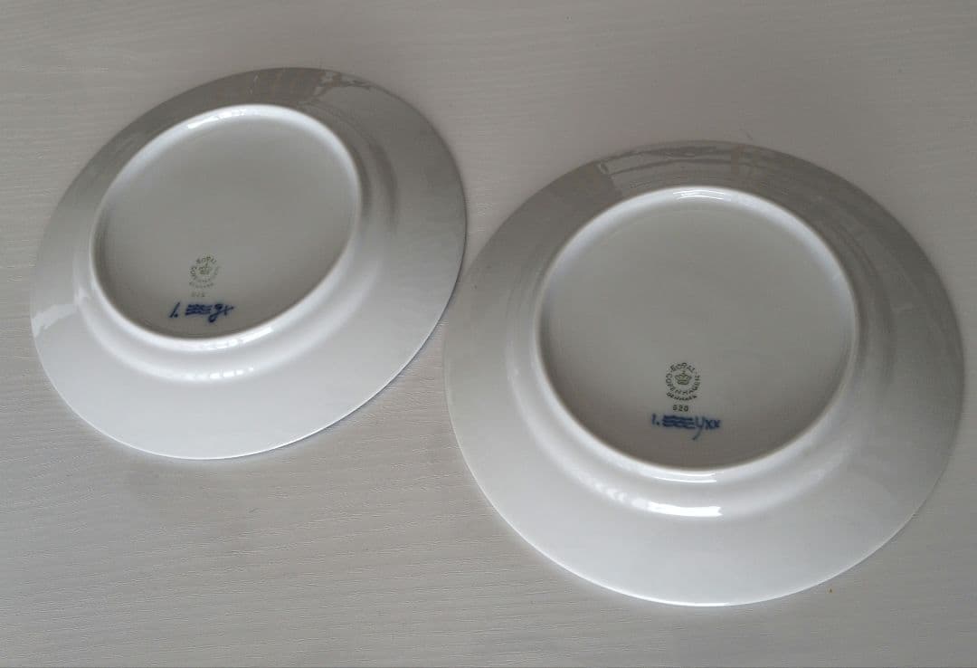 ロイヤルコペンハーゲン2枚セット/620 プリンセス ブルー プレート 19cm