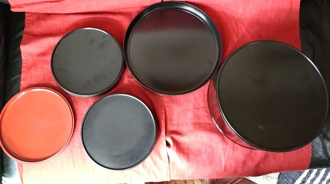 ♥希少５０年前・超レアヴィンテージ品♥花柄・漆塗り特大箱と２段丸重箱1個選べます