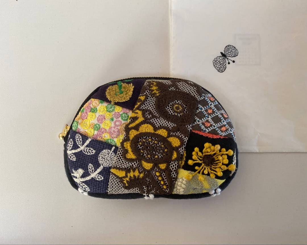 ミナペルホネン　ハンドメイド　ミニボストンバック　ポーチ