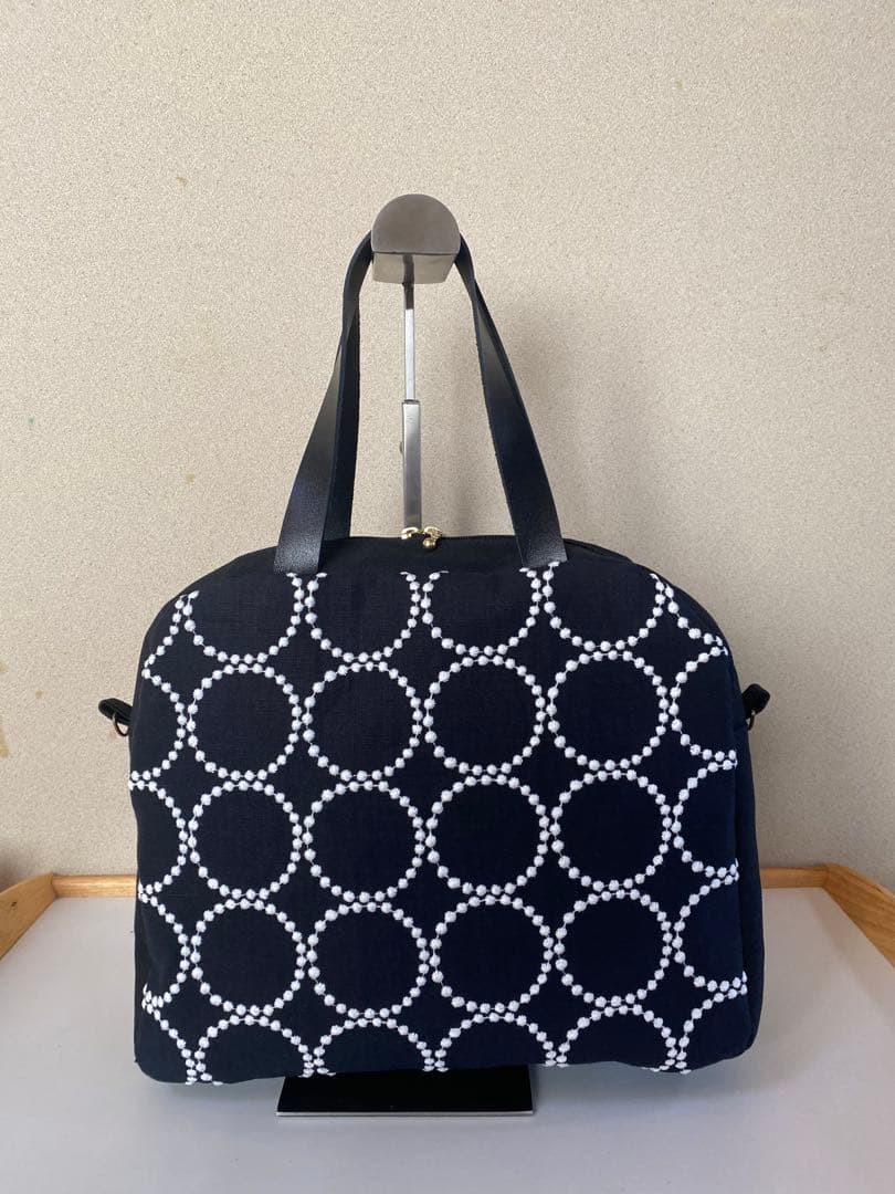 ミナペルホネン　ハンドメイド　ミニボストンバック　ポーチ