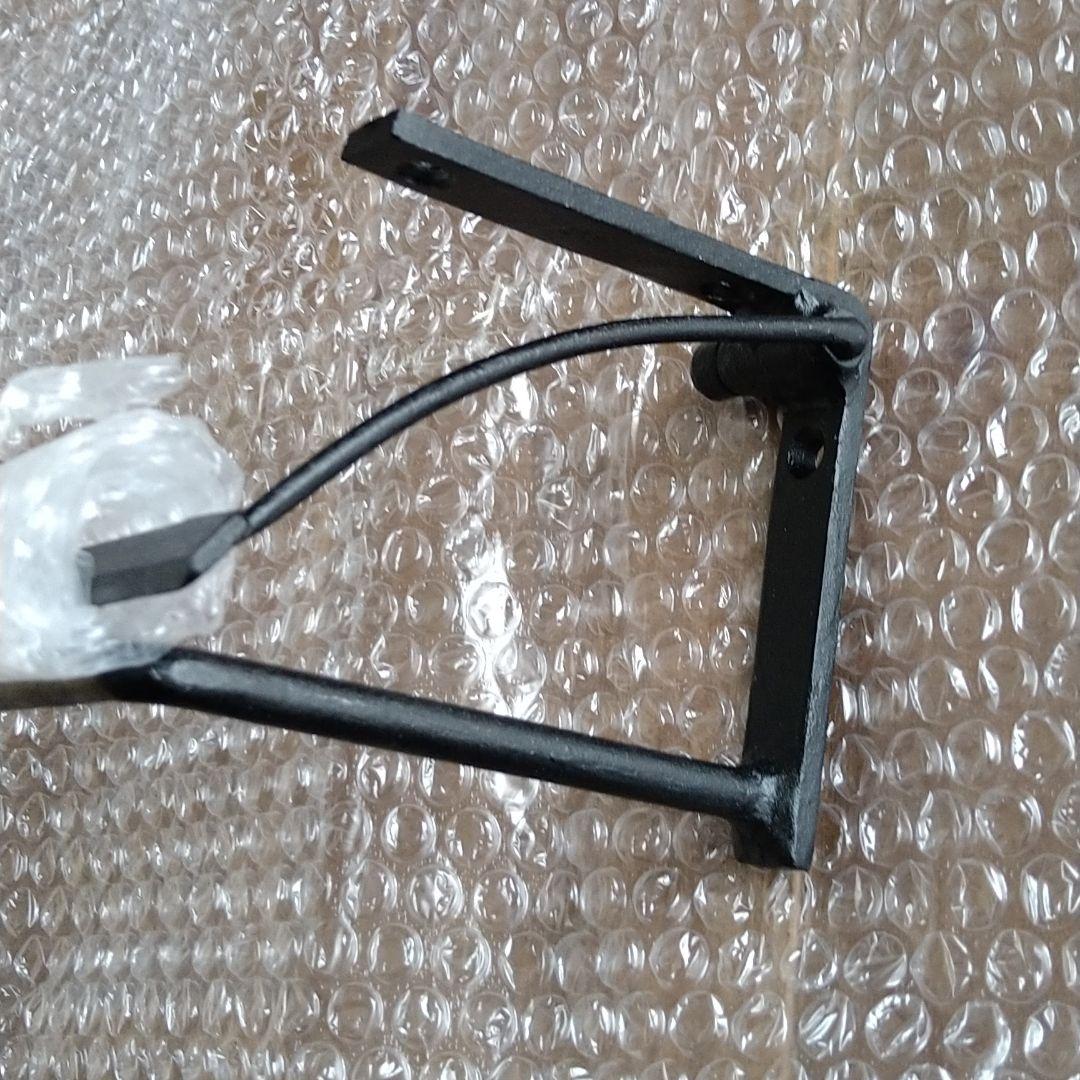 ペーパーホルダー　無垢材　アイアン　ダブル　DIY