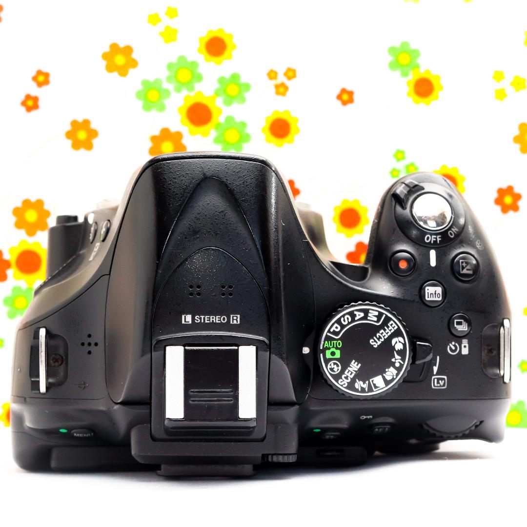 ニコン Nikon D5200☆高画質一眼レフ☆スマホ転送可☆動画撮影可！