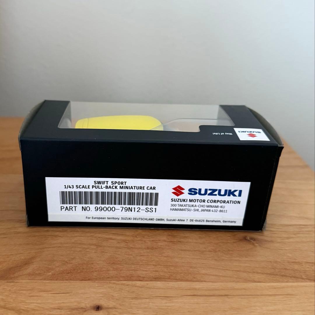ジ*！様 スイフトスポーツ　1/43 スズキ純正　プルバックカー